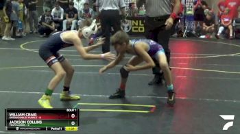 67 lbs Round 1 (6 Team) - William Craig, Untouchables Purple vs Jackson Collins, Team Illinois
