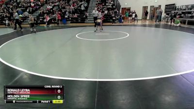 50 lbs Cons. Round 2 - Ronald Leyba, Team Tulsa Wrestling vs Holden Spree, Immortal Athletics