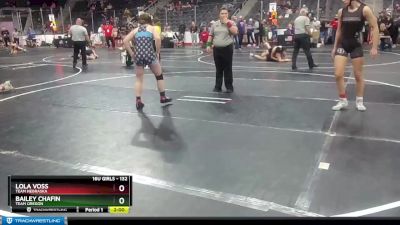 132 lbs Champ. Round 1 - Lola Voss, Team Nebraska vs Bailey Chafin, Team Oregon