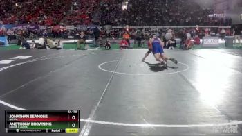 5A 170 lbs Champ. Round 1 - Jonathan Seamons, Nampa vs Anothony Browning, Coeur D Alene