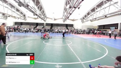 140-I lbs Consi Of 8 #2 - Damien Pierro, Olympic vs DeWitt Williams, Bangor