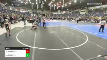 46 lbs Consolation - Landon Romero, Monte Vista vs Jackson Martin, Bear Cave