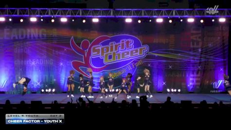 Cheer Factor - YOUTH X [2026 L5 Youth Day 2] 2026 Spirit Cheer Grand Nationals
