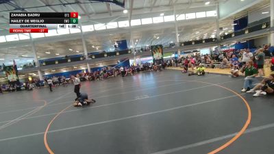 135 lbs Quarterfinal - Zahabia Badru, Beat The Streets-Chicago vs Hailey De Meglio, Unattached