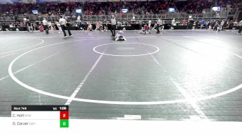 110 lbs Semifinal - Cayden Holt, Marshfield Youth Wrestling vs Owen Carver, Capital Punishment