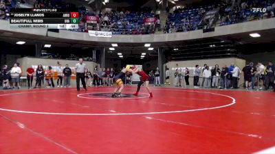 100 lbs Champ. Round 2 - Joselyn Llanos, Aurora (East) vs Beautifull Wims, Unattached