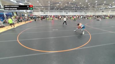 132 lbs Cons. Round 4 - Emilio Chavarria, Unattached vs James Nalbone, Hammers