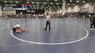 105 lbs 5th Place Match - Paris Turner, Rabbit Wrestling Club vs Jewel Vardsveen, South Dakota