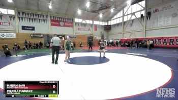 120 (122) Champ. Round 3 - Mariam Sami, Monte Vista (Danville) vs Mikayla Marquez, Castro Valley