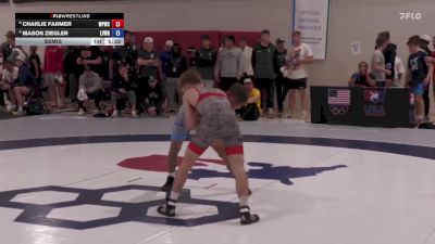 57 kg Semis - Charlie Farmer, West Point Wrestling Club vs Mason Ziegler, Lehigh Valley Wrestling RTC