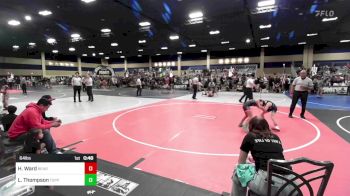 64 lbs Consi Of 4 - Harlym Ward, Bear River WC vs Lorena Thompson, Toppenish USA