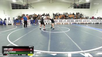 285 lbs Champ. Round 1 - David Moreno, El Capitan vs Jose Lopez, Bishop Alemany