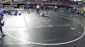 100 lbs Champ. Round 1 - Lane Wieseler-Sanne, Norfolk Jr Wrestling vs Daniel Gregory, Junior Titans Wrestling Club