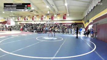 132 lbs Cons. Round 5 - Sylar Welcome, Centennial (Corona) vs Joshua Ownby, Hemet