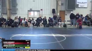 88 lbs Round 5 (8 Team) - Aidan McClure, Warhawks Black vs Louis Kennedy, Vougars Honors