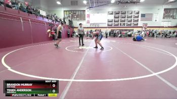 190 lbs Cons. Round 2 - Tegen Anderson, INDIANOLA vs Brandon Murray, OAK PARK