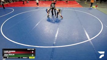 115 lbs Cons. Round 2 - Cade Eggers, Scott West vs Zion Redlin, Madelia