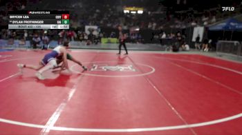 126 lbs Champ. Round 2 - Brycen Lea, Century vs Dylan Frothinger, Eagle