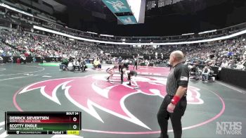 132-2A Champ. Round 1 - Derrick Sievertsen, North Fork High School vs Scotty Engle, Sedgwick County/Fleming