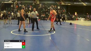 3rd Place - Brooks Baker, Wyoming vs Mason Watt, Chadron State
