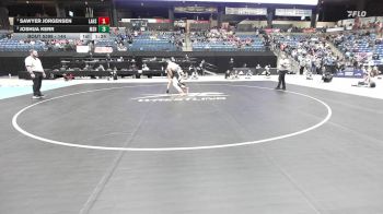 144 lbs 1st Place Match - Sawyer Jorgensen, Lansing HS vs Joshua Kerr, Maize South HS