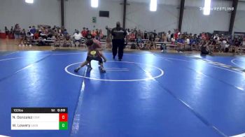100 lbs Consolation - Noah Gonzalez, Team Central WC vs William Lowery, Team Aggression