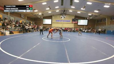 197 lbs Semifinal - Chase Stieb, Doane vs Diego Morales, Menlo
