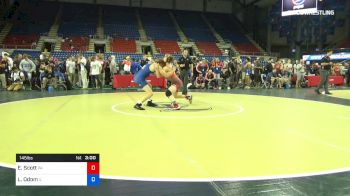 145 lbs Cons 8 #1 - Edward Scott, Pennsylvania vs Luke Odom, Illinois