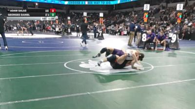 157 lbs Round Of 32 - Adam Salas, Los Alamitos (SS) vs Georges Daniel, St Augustine (SD)