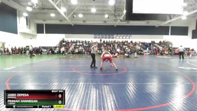 157 lbs Champ. Round 2 - Finnian Hannegan, J Serra vs Jairo Zepeda, Imperial