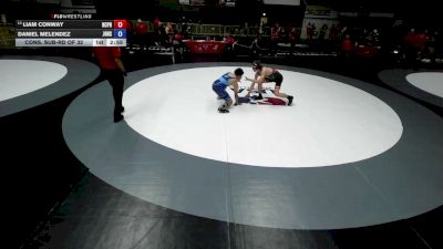 138 lbs Champ. Rd Of 32 - Liam Conway, Bellarmine College Prep High School Wrestling vs Daniel Melendez, Jesse Bethel High School Wrestling