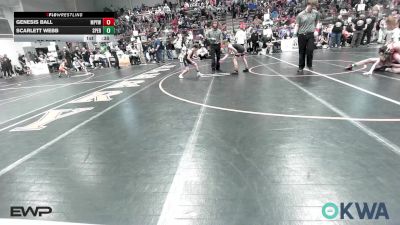 75 lbs Consolation - Beau Horawa, Verdigris Youth Wrestling vs Milena Jackson, Berryhill Wrestling Club