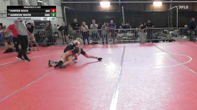 95 lbs 3rd Place - Hunter Rock, Journeymen WC vs Jameson White, Combat Athletics
