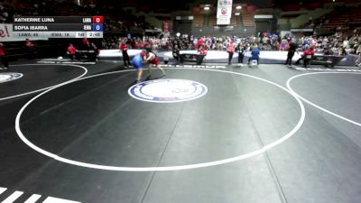 235 lbs Katherine Luna, LAWA - Los Angles Wrestling Association vs Sofia Ibarra, IEWA - Inland Empire Wrestling Association
