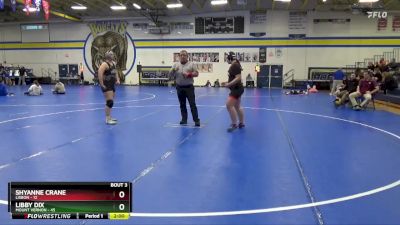 190 lbs Round 1 (8 Team) - Shyanne Crane, Lisbon vs Libby Dix, Mount Vernon