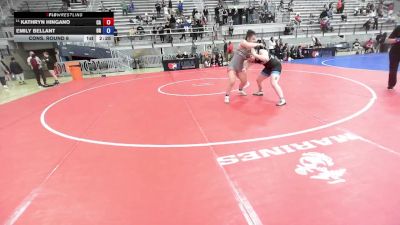 U20 Women - 76 lbs Cons. Round 6 - Kathryn Hingano, CA vs Emily Bellant, OR