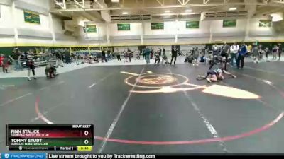 95 lbs Cons. Round 2 - Tommy Studt, Douglas Wrestling Club vs Finn Stalick, Sheridan Wrestling Club