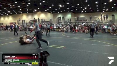 130 lbs Finals (8 Team) - Connor Roach, MO Outlaws vs Avery Lane, Metro All Stars