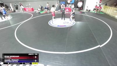 190 lbs Champ. Round 3 - Ryan Worsham, California vs Daniel Frailey, Reign Wrestling Club