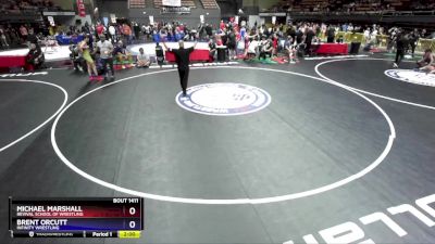 132 lbs Cons. Round 2 - Michael Marshall, Revival School Of Wrestling vs Brent Orcutt, Infinity Wrestling