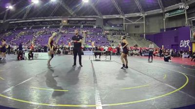 138 lbs Round 1 (16 Team) - Aalijah Pineda, Emmanuel University vs Claire Dicugno, North Central College