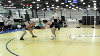 126 lbs Rr Rnd 1 - Lukas Smith, All American Wrestling Club - HSB vs A.J. Dubendorfer, GT 4238 - HSB
