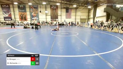 230 lbs Rr Rnd 2 - Dru Binegar, Patriot USA Wrestling Club vs Matthew Richards, Micky's Maniacs Blue