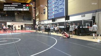 141 lbs Consi Of 8 #2 - Brandan Chletsos, Rutgers vs Colt Schrader, Army