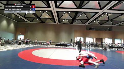 132 lbs Champ. Round 2 - Nathaniel Webster, FL vs Hunter Patterson, GA