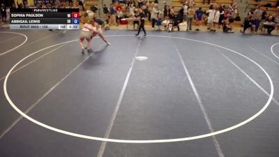 155 lbs Cons. Round 2 - Sophia Paulson, WI vs Abbigail Lewis, SD