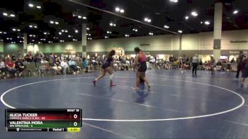 155 lbs Round 3 (16 Team) - Alicia Tucker, Charlie`s Angels-IL Blk vs Valentina Mora, RPA Wrestling