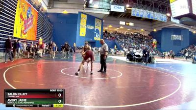 126 lbs Cons. Round 1 - Talon Oljey, Timberlane vs AVERY JAIME, Bethalto (Civic Memorial)