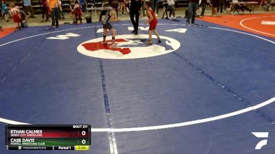 71 lbs Quarterfinal - Ethan Calmes, Windy City Wrestlers vs Case Davis, Powell Wrestling Club