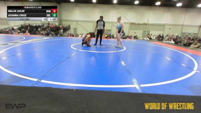 175 lbs Rr Rnd 5 - Millie Azlin, Scrappers 7-12 vs Ayanna Cruz, Shelton Wrestling Academy 7-12